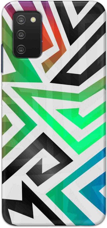 NDCOM Back Cover for Samsung Galaxy A03s Color Art Designer Printed  (Multicolor, Hard Case, Pack of: 1)