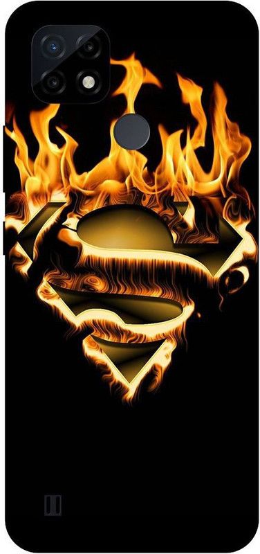 Wall Art Back Cover for Realme C25Y SUPERMAN, LOGO, SUPERMAN SIGN, SUPERHERO, COMIC, DC COMIC  (Multicolor, Dual Protection, Pack of: 1)
