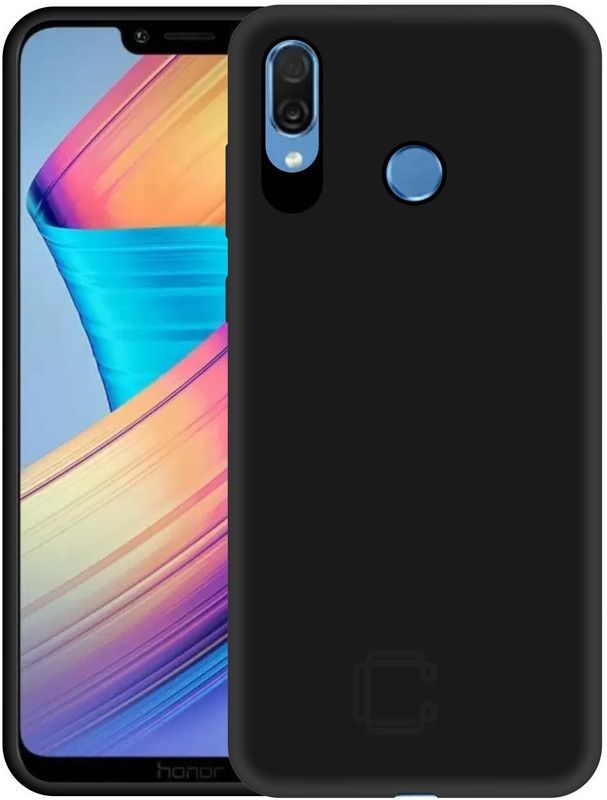 CASE CREATION Back Cover for Huawei Honor Play (6.3 inch)  (Black, Grip Case, Silicon, Pack of: 1)