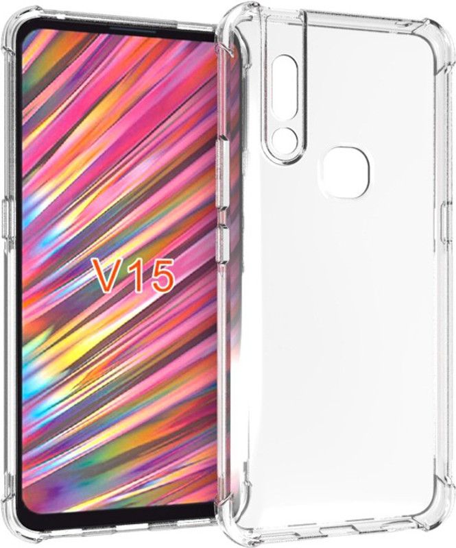 MOBIWIN Back Cover for Vivo V15  (Transparent, Grip Case, Pack of: 1)