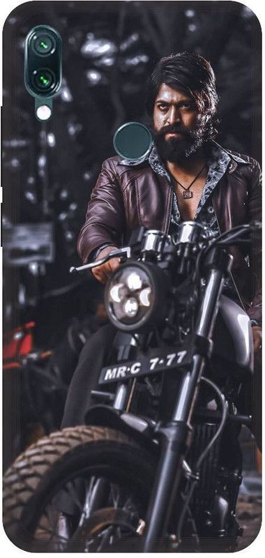 URCHIN Back Cover for Note7pro KGF, kgf, rocky, kgf movie, Bike, Rocky bhai, kgf2  (Multicolor, Shock Proof, Pack of: 1)