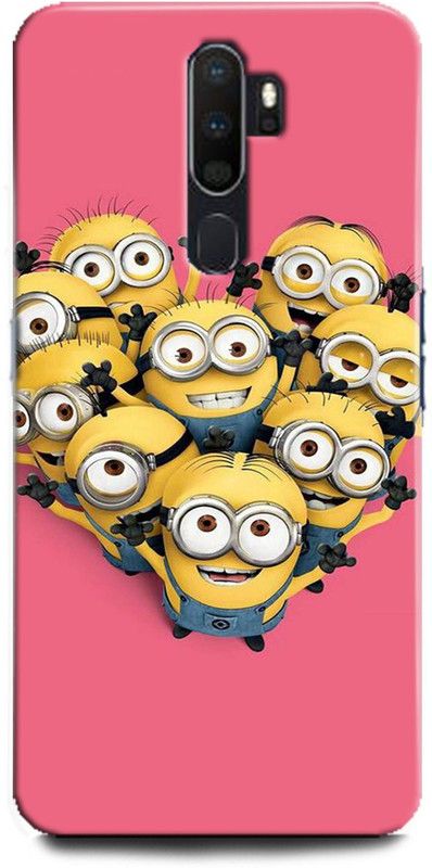 Afterglow Back Cover for OPPO A9 2020 MINIONS, CUTE, FUNNY, CARTOON, MINIONS CUTE, CUTE  (Multicolor, Shock Proof)