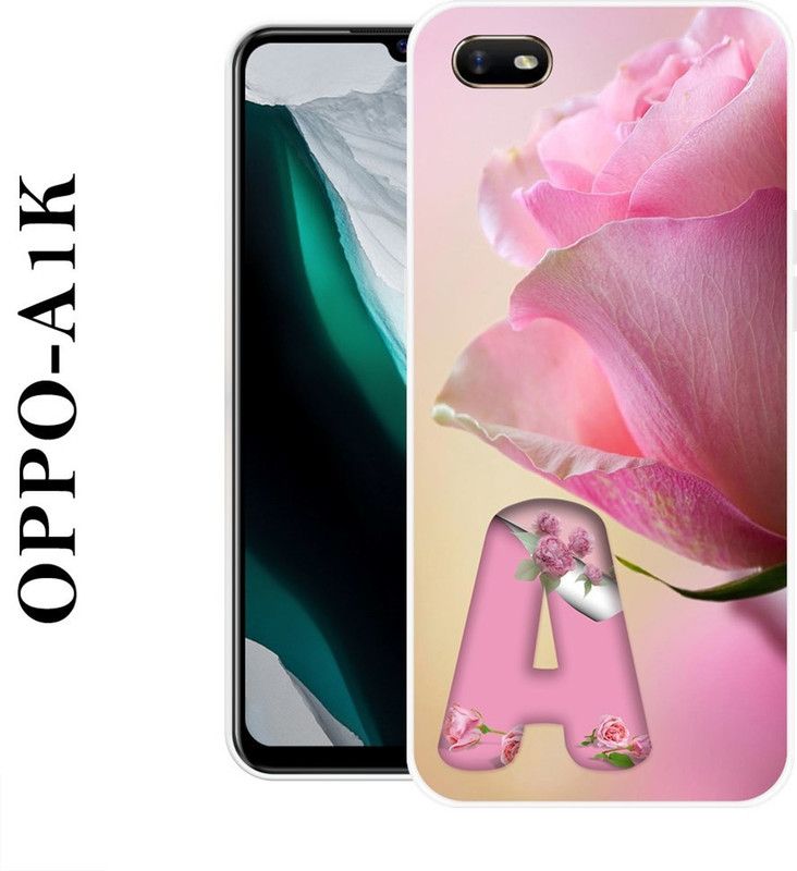 BAGRA Back Cover for Oppo A1K  (Beige, Pink, Grip Case, Silicon)