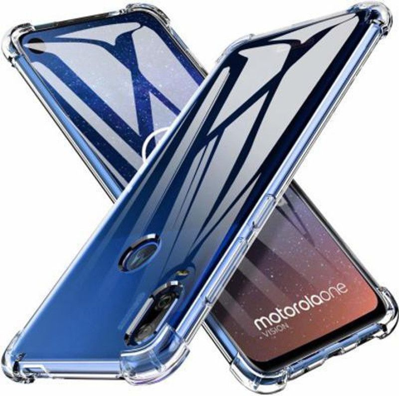 BIZBEEtech Back Cover for Motorola One Vision  (Transparent, Pack of: 1)