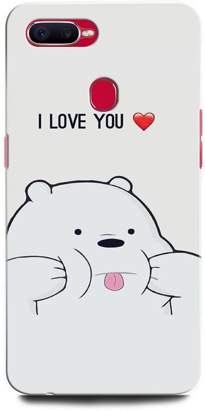 INTELLIZE Back Cover for Realme U1 RMX1833 BEAR, ANIMAL, LOVE ANIMAL, TEDDY BEAR, HEART, CUTE, I LOVE YOU  (Multicolor, Hard Case, Pack of: 1)