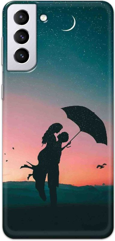 NDCOM Back Cover for SAMSUNG Galaxy S21 Plus 5G Sunset Couple Printed  (Multicolor, Hard Case, Pack of: 1)