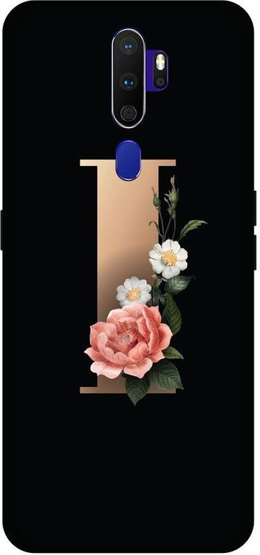 THESTONEWELL Back Cover for OPPO A5( 2020) I LETER I WORD FALOWER LOVER  (Multicolor, Waterproof, Pack of: 1)