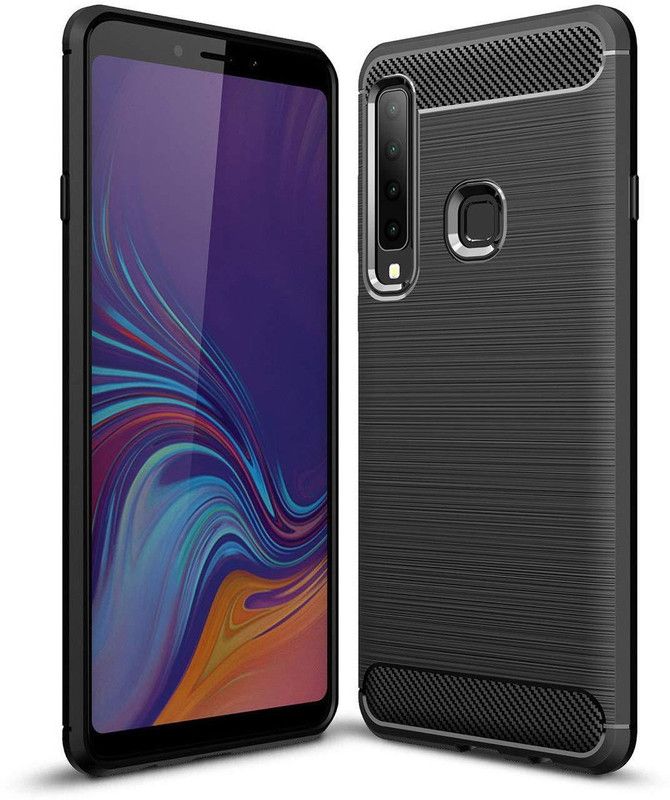Bodoma Back Cover for Samsung Galaxy A9 (2018) Hybrid  (Black, Shock Proof, Silicon, Pack of: 1)