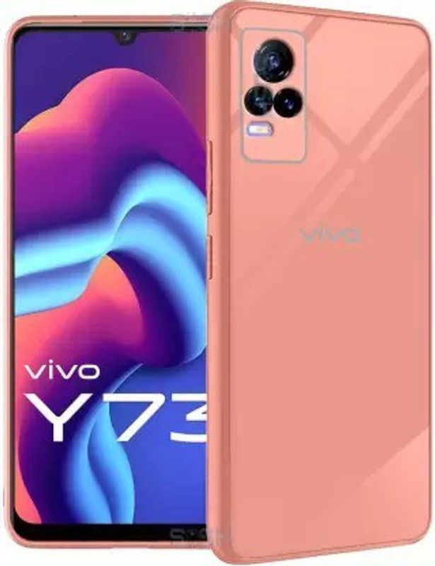 3 Sepedge Back Cover for Vivo Y73  (Pink, Pack of: 1)