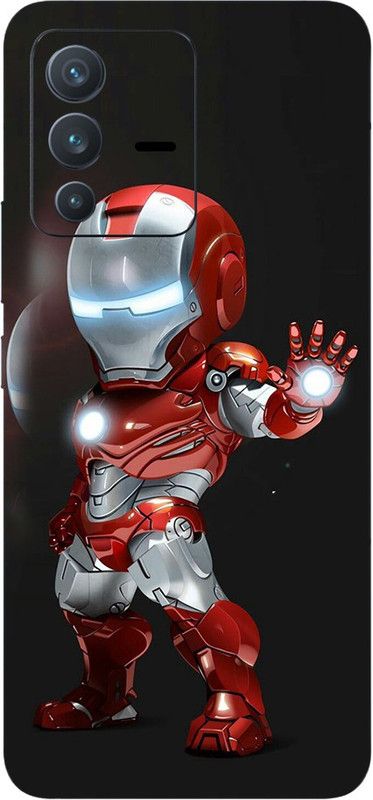 TJ CREATION Vivo V23 5G Mobile Skin  (Ultra Super Baby Iron man Skin With High Matte Finish.)