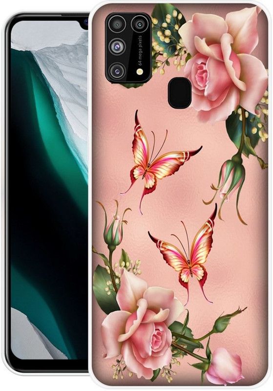 PINKZAP Back Cover for Samsung Galaxy M31  (Multicolor, Grip Case, Silicon, Pack of: 1)