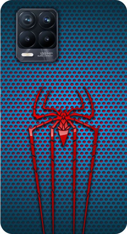 aemcesh Back Cover for Realme 8 Pro  (Blue, Red, Anti-radiation, Silicon, Pack of: 1)