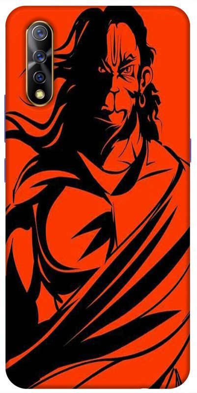 Sswastik Back Cover for Vivo S1  (Red, Grip Case, Silicon, Pack of: 1)