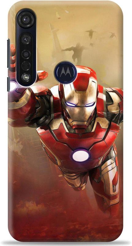 Crafter Back Cover for Motorola Moto G8 Plus  (Red, Shock Proof, Pack of: 1)