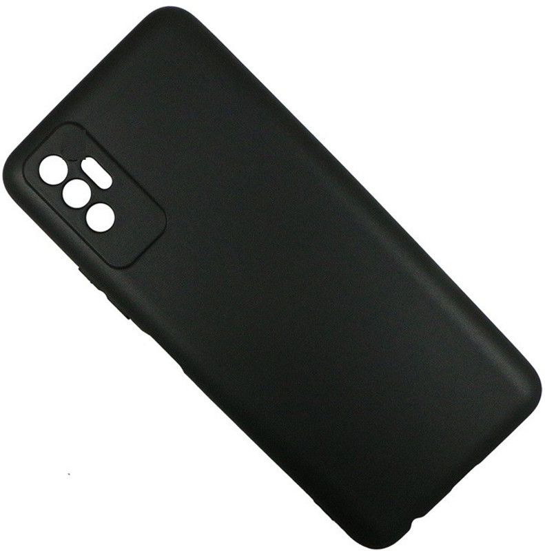 Velfo Back Cover for Infinix Hot 11  (Black, Silicon, Pack of: 1)