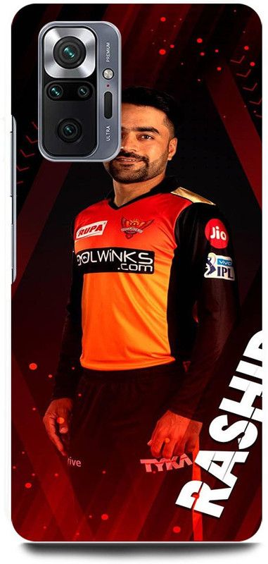 FRONK Back Cover for REDMI Note 10 Pro, RASHID, KHAN, SUNRISES, HYDERABAD  (Orange, Hard Case, Pack of: 1)