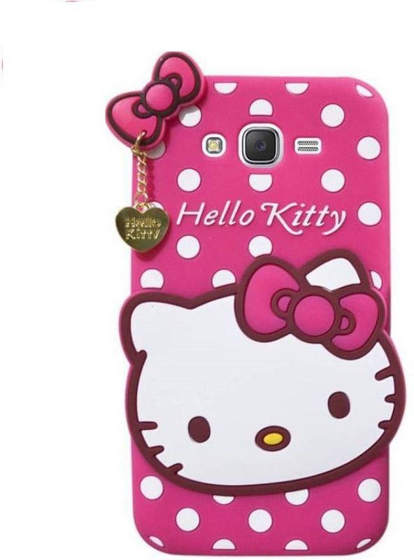 COVERBLACK Back Cover for Kitty Samsung On7 -old 2015  (Pink, Waterproof, Silicon, Pack of: 1)
