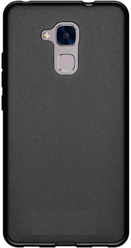 MOBIRUSH Back Cover for Honor 5C  (Black, Silicon, Pack of: 1)