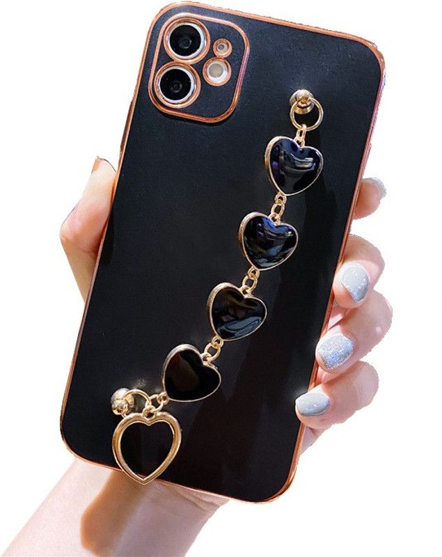 MVYNO Back Cover for Apple iPhone 12 Pro  (Black, Cases with Holder, Silicon, Pack of: 1)