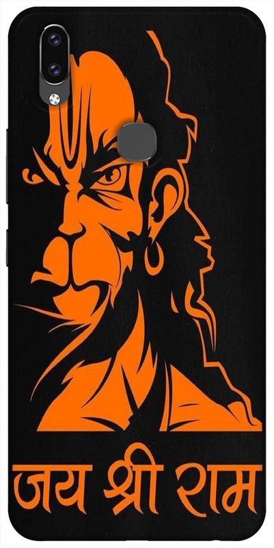 REALKING Back Cover for Vivo Y91, Vivo Y93, Vivo Y95  (Orange, Black, Grip Case, Silicon, Pack of: 1)