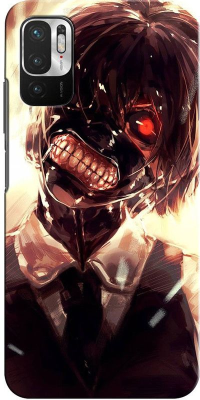 ORBIQE Back Cover for REDMI Note 10T M2103K19I KANEKI, TOKYO GHOUL, ANIME  (Multicolor, Hard Case, Pack of: 1)