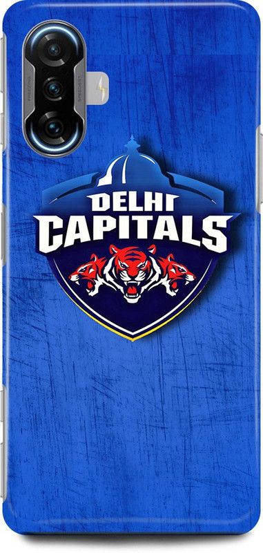 play fast Back Cover for POCO F3 GT DELHI, CAPITALS, IPL, TEAM, LOGO  (Blue, Hard Case, Pack of: 1)