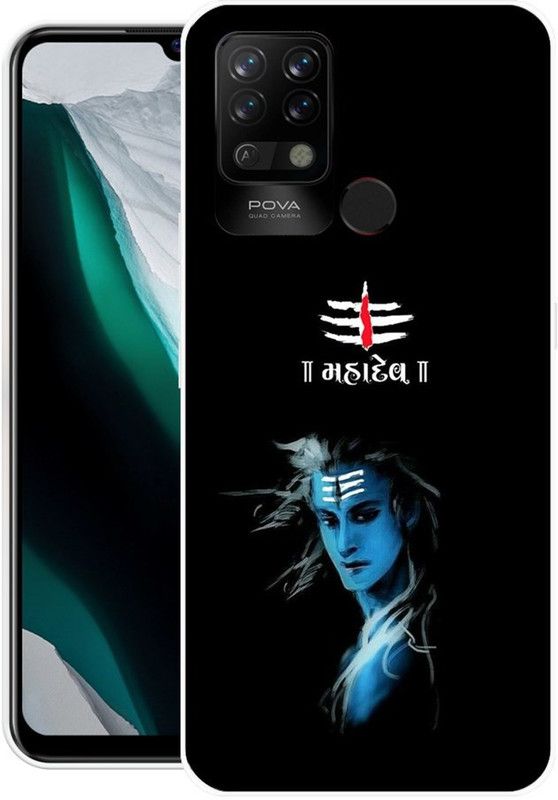 ROCKPRINT Back Cover for Tecno Pova  (Multicolor, Grip Case, Silicon, Pack of: 1)