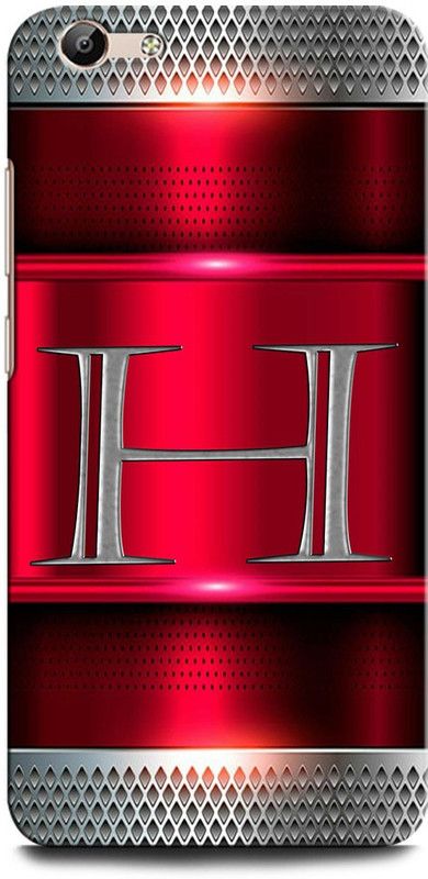 INTELLIZE Back Cover for VIvo Y66, VIVO Y67 H, H LETTER, H DESIGN, H ALPHABET, H NAME  (Multicolor, Hard Case, Pack of: 1)