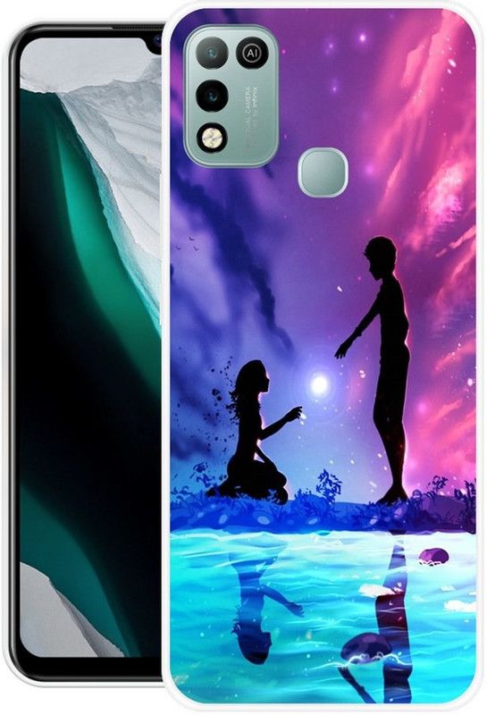 INDIALAND Back Cover for Infinix Smart 5  (Multicolor, Grip Case, Silicon)