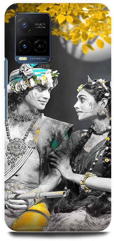 play fast Back Cover for Vivo Y33s, V2109 RADHA, KRISHAN, KISHAN, KANHAIYA, JI, TV, SERIAL  (Multicolor, Hard Case, Pack of: 1)