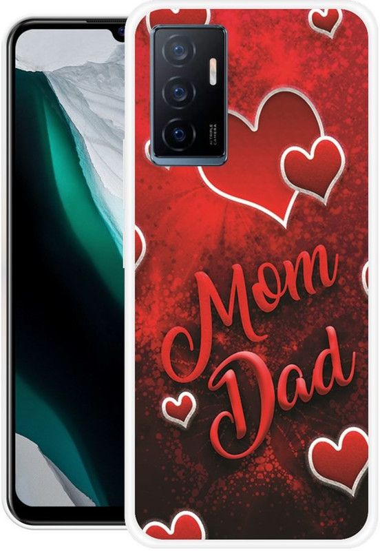 Vaultart Back Cover for Vivo Y75 4G  (Multicolor, Dual Protection, Silicon, Pack of: 1)