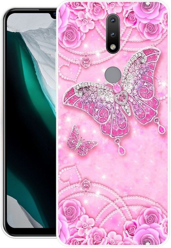 ROSSY Back Cover for Nokia 5.1 Plus  (Multicolor, Grip Case, Silicon, Pack of: 1)