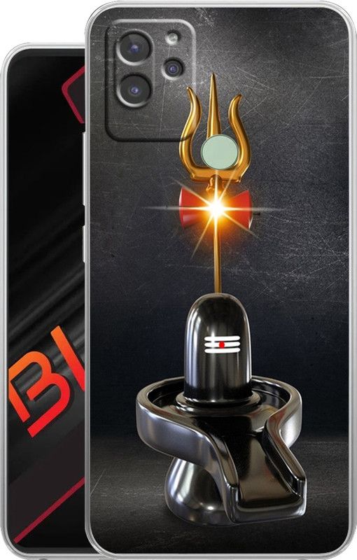 Selfless Back Cover for Lava Blaze  (Grey, Orange, Silicon, Pack of: 1)