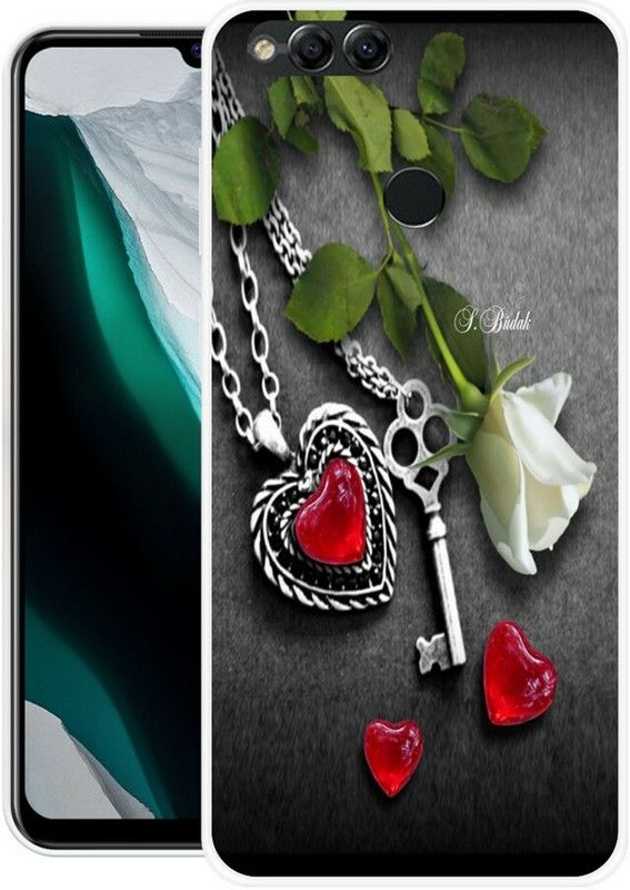 AnishkaPrints Back Cover for Honor 7X  (Multicolor, Waterproof, Silicon)