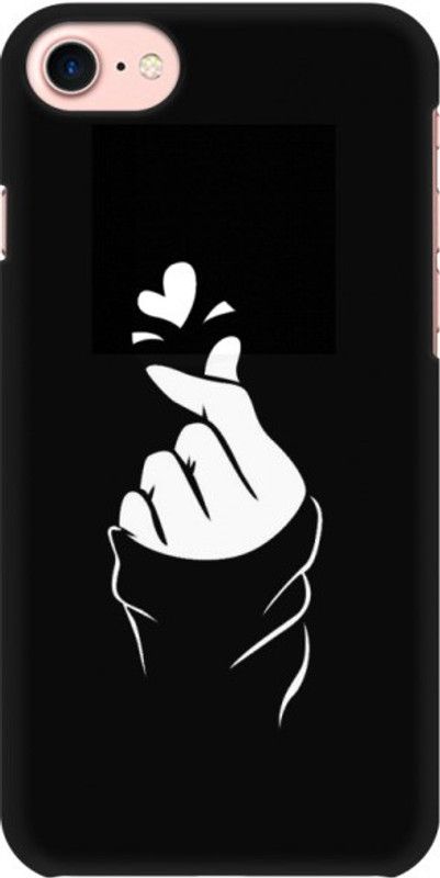 COBIERTAS Back Cover for Apple iPhone 7  (Black, White)