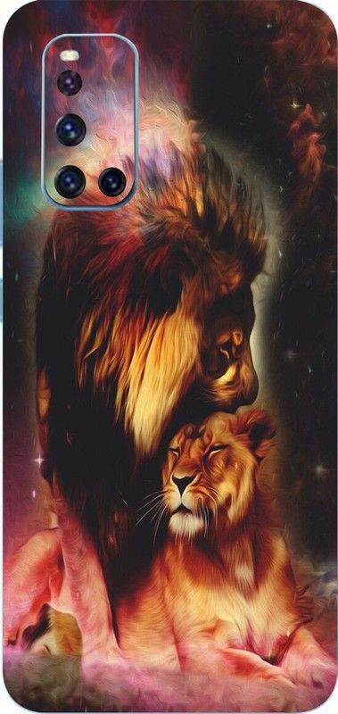 CLAXA King of Nature Vivo V19 Back Skin Guard....., King of Nature Mobile Skin  (King of Nature Skin With Super matte finish.....)