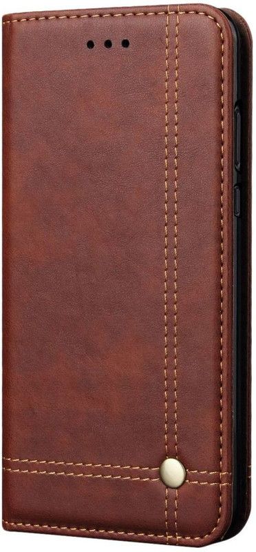 Cubix Flip Cover for Samsung Galaxy A6 Plus  (Brown, Shock Proof, Pack of: 1)