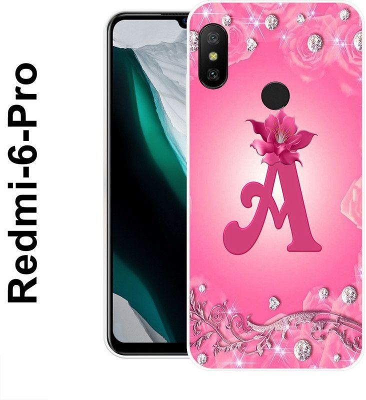 REALKING Back Cover for Redmi 6 Pro  (Pink, Grip Case, Silicon)