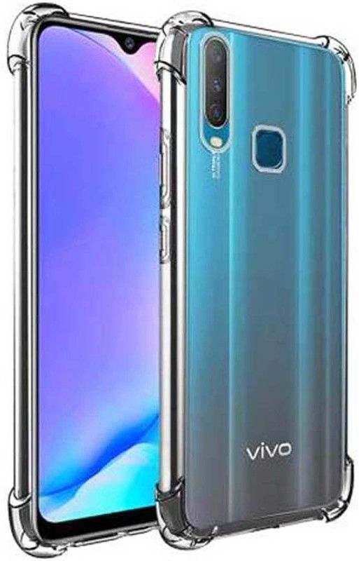 RRTBZ Back Cover for Vivo Y17  (Transparent, Silicon, Pack of: 1)
