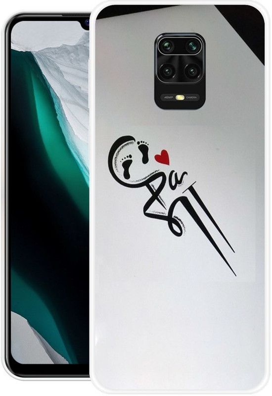 Khadoliya Back Cover for Poco M2 Pro, Redmi Note 9 Pro  (White, Black, Silicon)