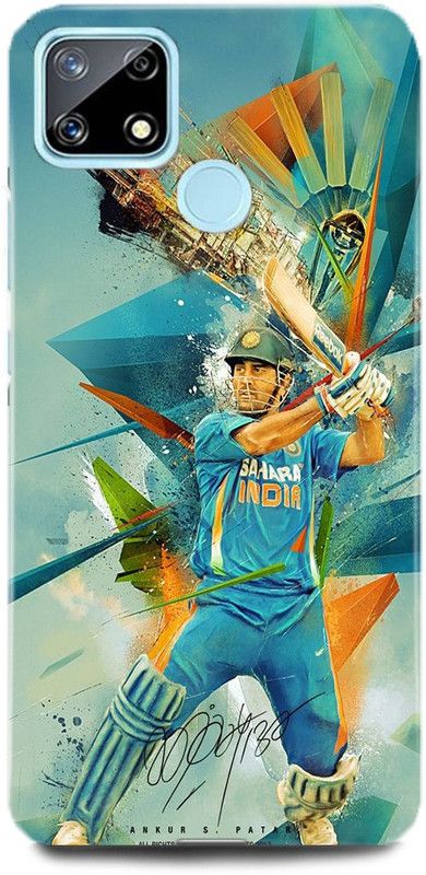 MP ARIES MOBILE COVER Back Cover for realme C25,RMX3193, MS Dhoni Ms Dhoni 7 Mahendra Singh Dhoni India Cricket India player  (Multicolor, Hard Case, Pack of: 1)