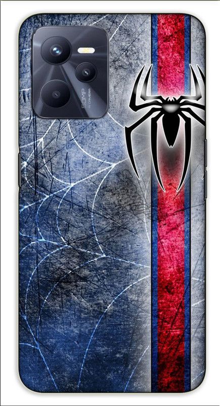 iprinto Back Cover for Realme C35  (Blue, Pack of: 1)