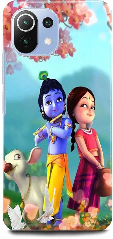 JUGGA Back Cover for Xiaomi 11Lite NE, RADHA KRISHNA, LORD, KANHIYA, KRISHANJI, GOD  (Blue, Hard Case, Pack of: 1)