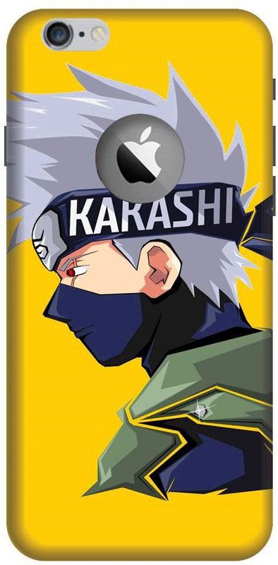 BYXIS Back Cover for iphone 7 cut Kakashi, Naruto, Anime, Neon,superhero,Ninja, Black  (Multicolor, Shock Proof, Pack of: 1)