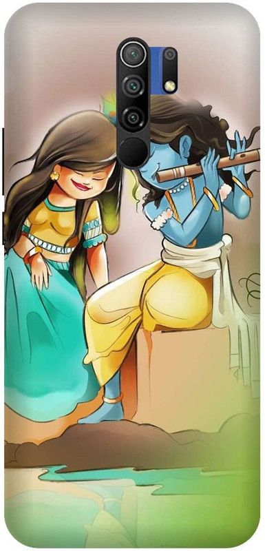 UMPRINT Back Cover for Poco M2/MZB9922IN Lord Krishna Krishan Ji Printed Back Cover  (Multicolor, Hard Case, Pack of: 1)