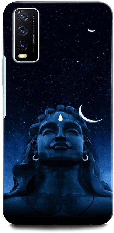 GRAFIQE Back Cover for Vivo Y20G V2037 SHIVJI, LORD SHIVA, MAHADEV, BHOLENATH, TRISHUL  (Multicolor, Shock Proof, Pack of: 1)