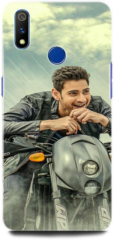 ORBIQE Back Cover for Realme 3i RMX1827 MAHESH BABU, TAMIL ACTOR, STYLISH STAR, SOUTH STAR  (Multicolor, Hard Case, Pack of: 1)