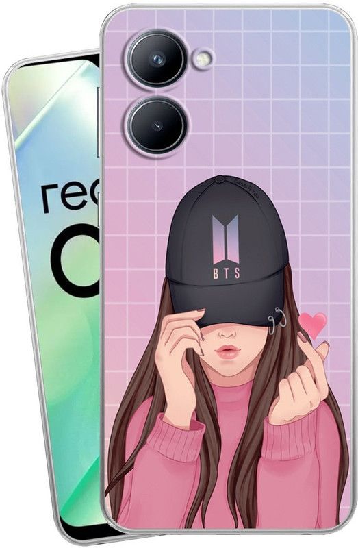 Mitvaa Back Cover for Oppo Realme C33  (Multicolor, Dual Protection, Silicon, Pack of: 1)