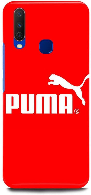 FUGGA Back Cover for Vivo U10  (Red, White, Hard Case, Pack of: 1)
