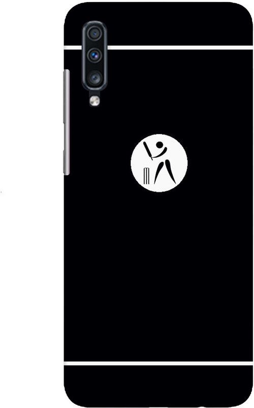 NAV Back Cover for Samsung Galaxy A70  (Black, Hard Case)
